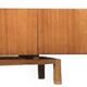 Vintage Scandinavian sideboard in blond teak
