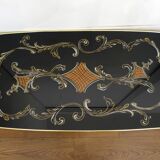 Large coffee table 1960s Rococo style with tapered legs.