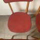 Set de 4 chaises bistrot vintage, années 50 (Taille adulte)