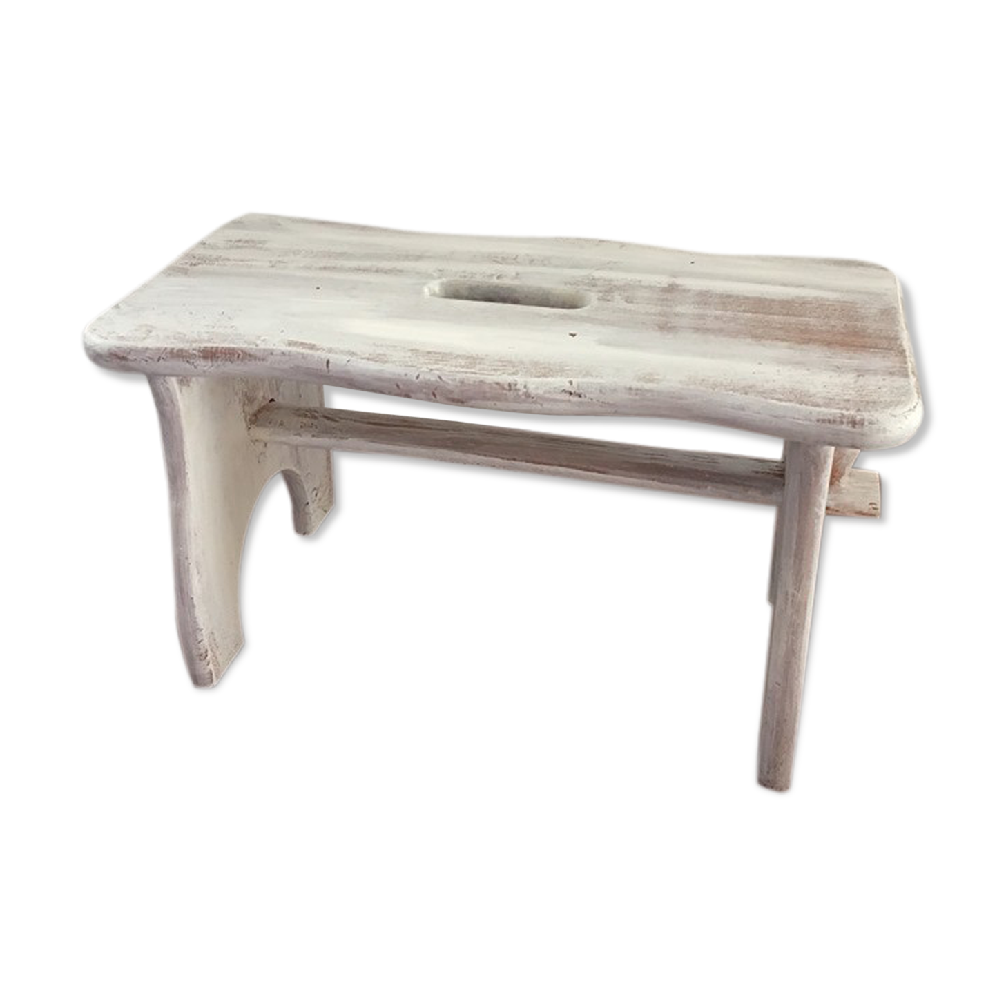 Wooden bench in the country spirit