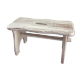 Wooden bench in the country spirit