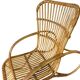 Fauteuil vintage en rotin / fauteuil une place / chaise lounge