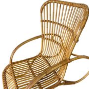 Fauteuil vintage en rotin / fauteuil une place / chaise lounge