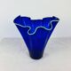 Vase mouchoir verre de Murano 32 cm