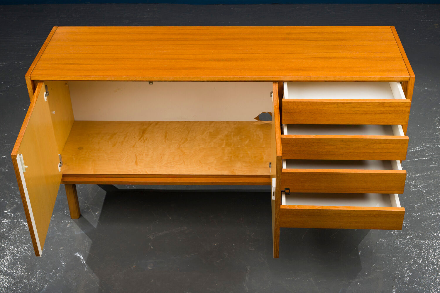 Vintage Teak Sideboard, 1980s