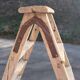 Workshop step stool in wood