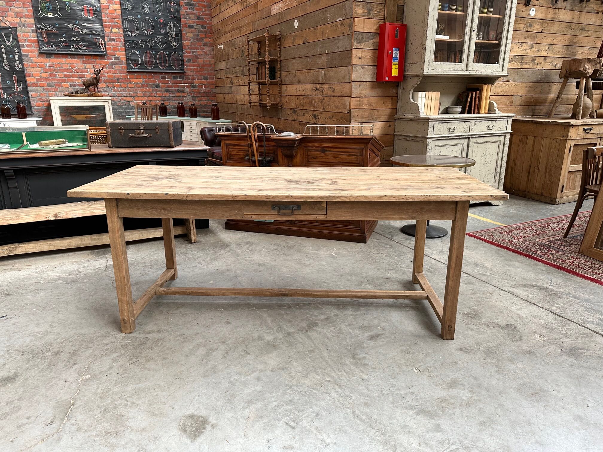 Oak farmhouse table