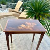 Elegant small flying table signed Émile Gallé Art Nouveau period (1846-1904)