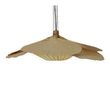 Rare Uchiwa Hana chandelier by Ingo Maurer – Japanese paper and bamboo