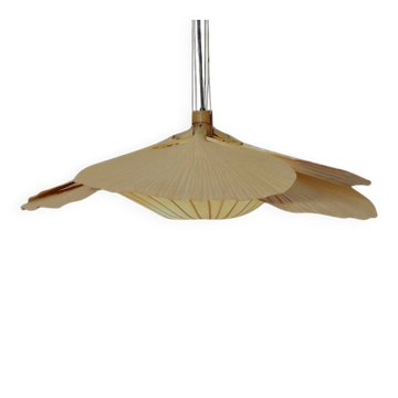 Rare Uchiwa Hana chandelier by Ingo Maurer – Japanese paper and bamboo