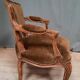 Fauteuil cabriolet de style Louis XV
