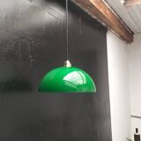 Green opaline pendant light