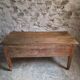 Antique oak flour chest from France, 19th century.