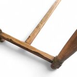 Solid oak French dining table / desk / 1900s