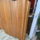 Baumann style wooden free-standing folding screen vintage 1950s