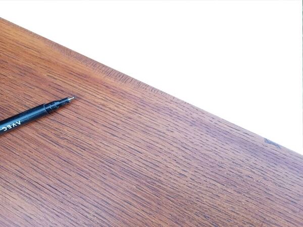 Bureau designer Jacques Hauville en teck vintage 1950