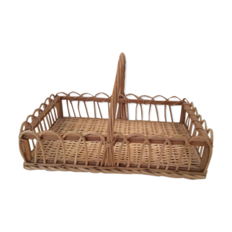 Old rattan basket