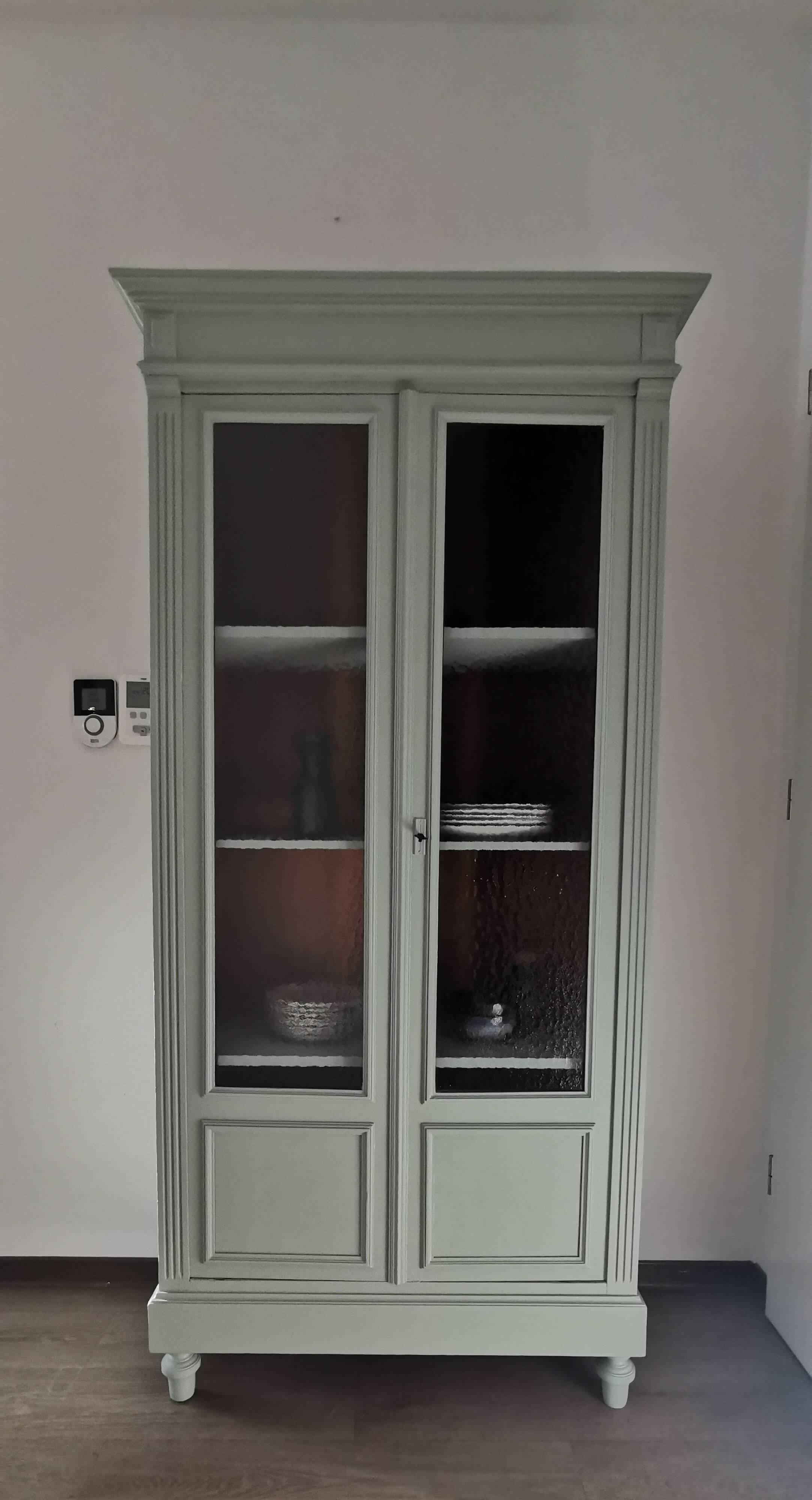 Parisian glass cabinet
