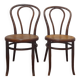 Paire de chaises bistrot Thonet