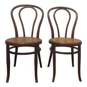 Pair of Thonet bistro chairs
