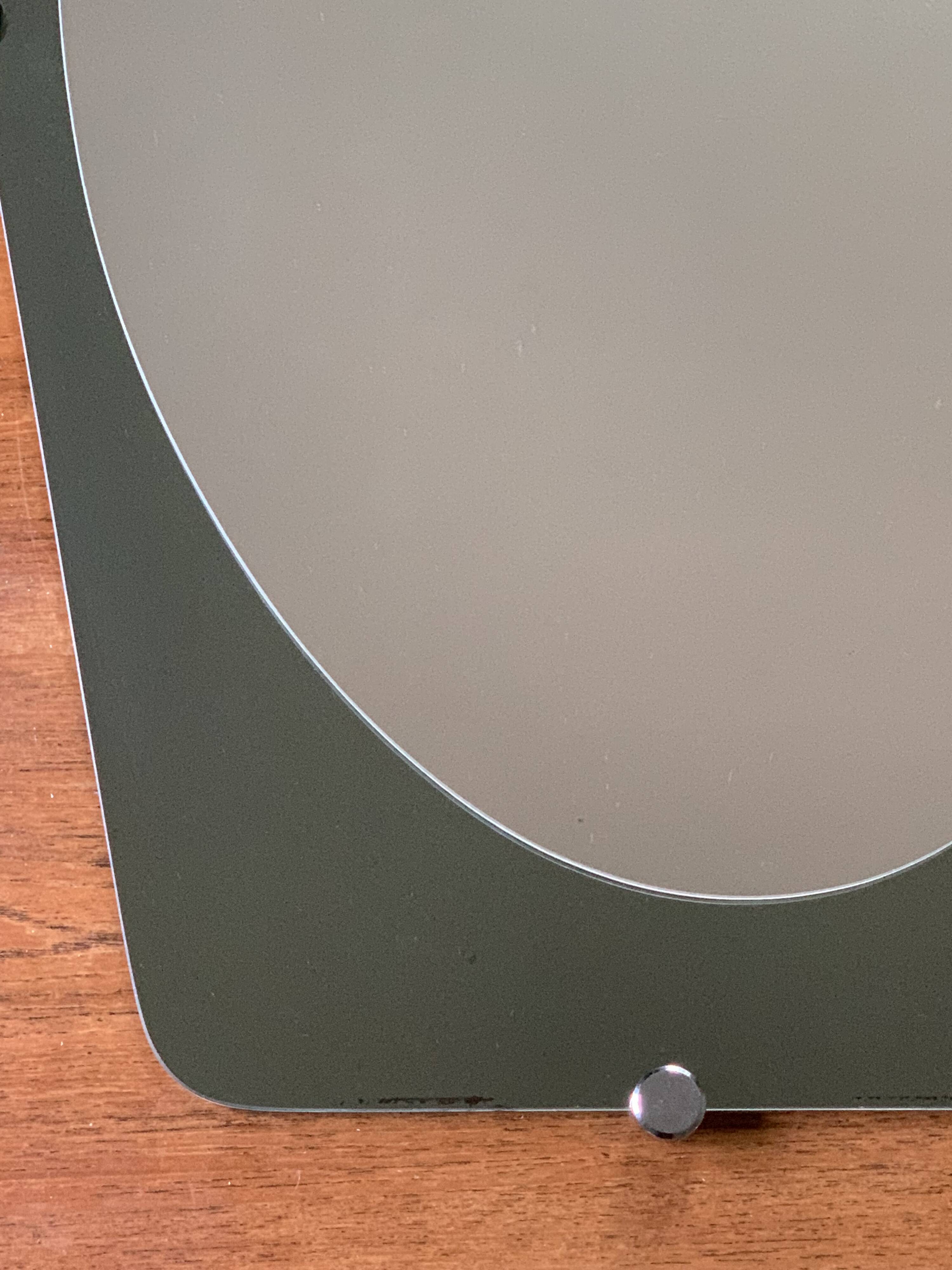 Double shade mirror 43x66 vintage 1970