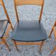 4 Scandinavian beech chairs from the 1960s.