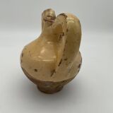 Orjol en terre cuite vernissé jaune pichet France sud ouest XIX eme siècle