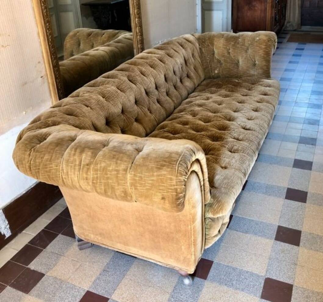 Canapé Chesterfield 1950