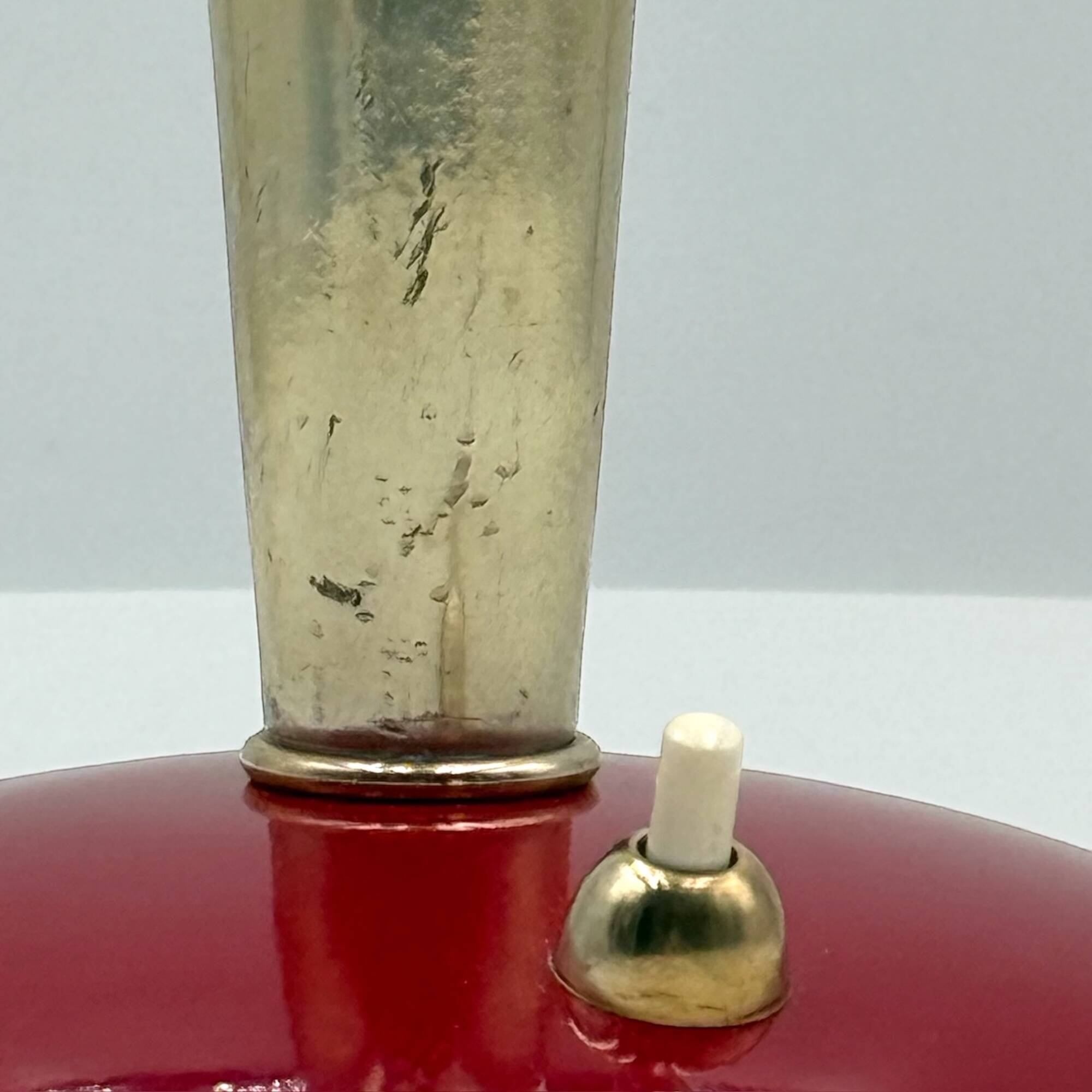 Vintage Mid Century Metal Cone Lamp 'Ministero' Made in Italy 1960s