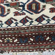 Carpet old persian kurdish done hand 117 x 185 cm