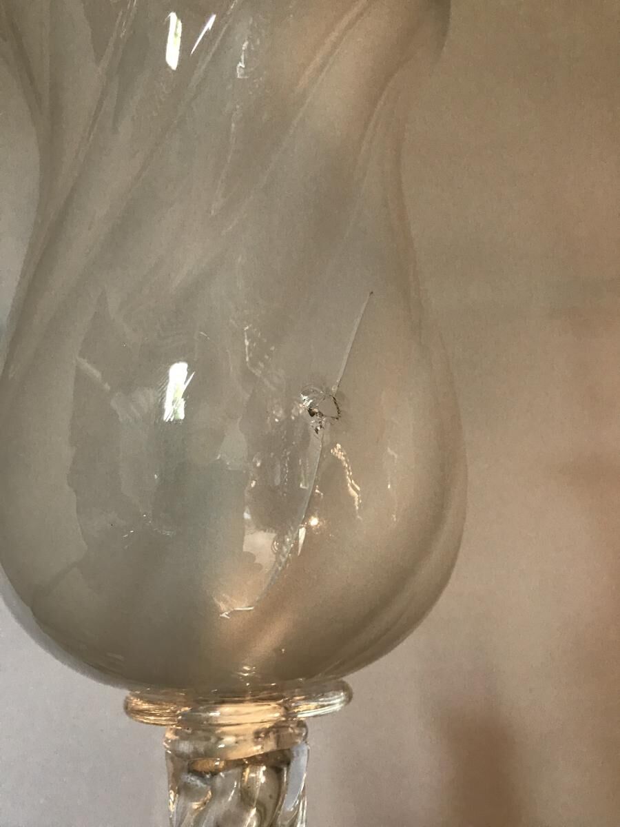 Circa 1950 Murano glass chandelier