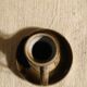 Vintage modernist ceramic candle