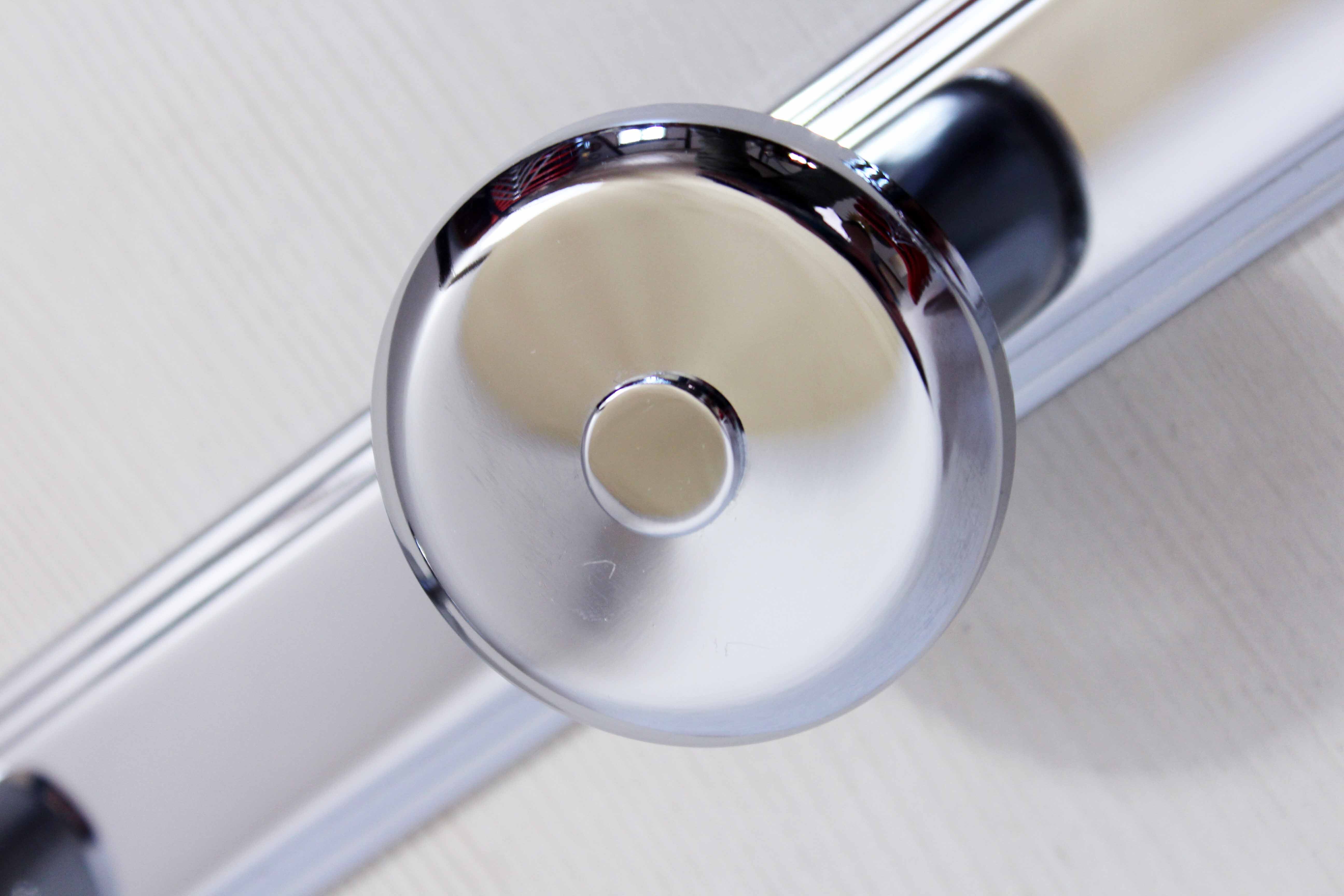 Vintage chrome metal hook