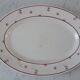 Oval flat Digoin Sarreguemines model "Andrée" 40s