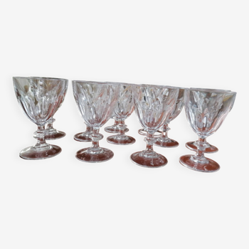 12 von Harcourt style glass in crystal