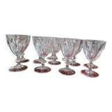 12 verre à von de style Harcourt En cristzl