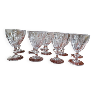 12 von Harcourt style glass in crystal