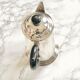 Former English silver metal coffee maker with uniplat decoration