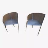 Pair of armchairs Paolo Pallucco & Mireille Rivier circa 1988 Italy