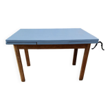 1950s Wooden Table with Extensions