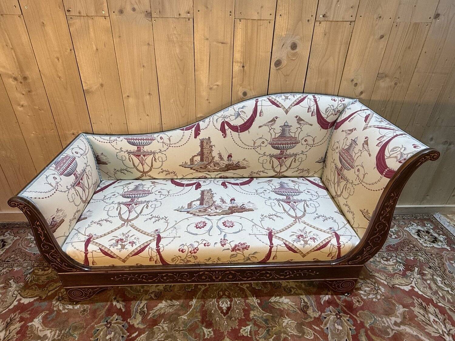 Charles X period Recamier bench