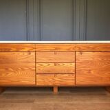 Sideboard seltz casaligne 3 drawers 2 doors granite casa