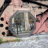 Large 70s chrome mirror