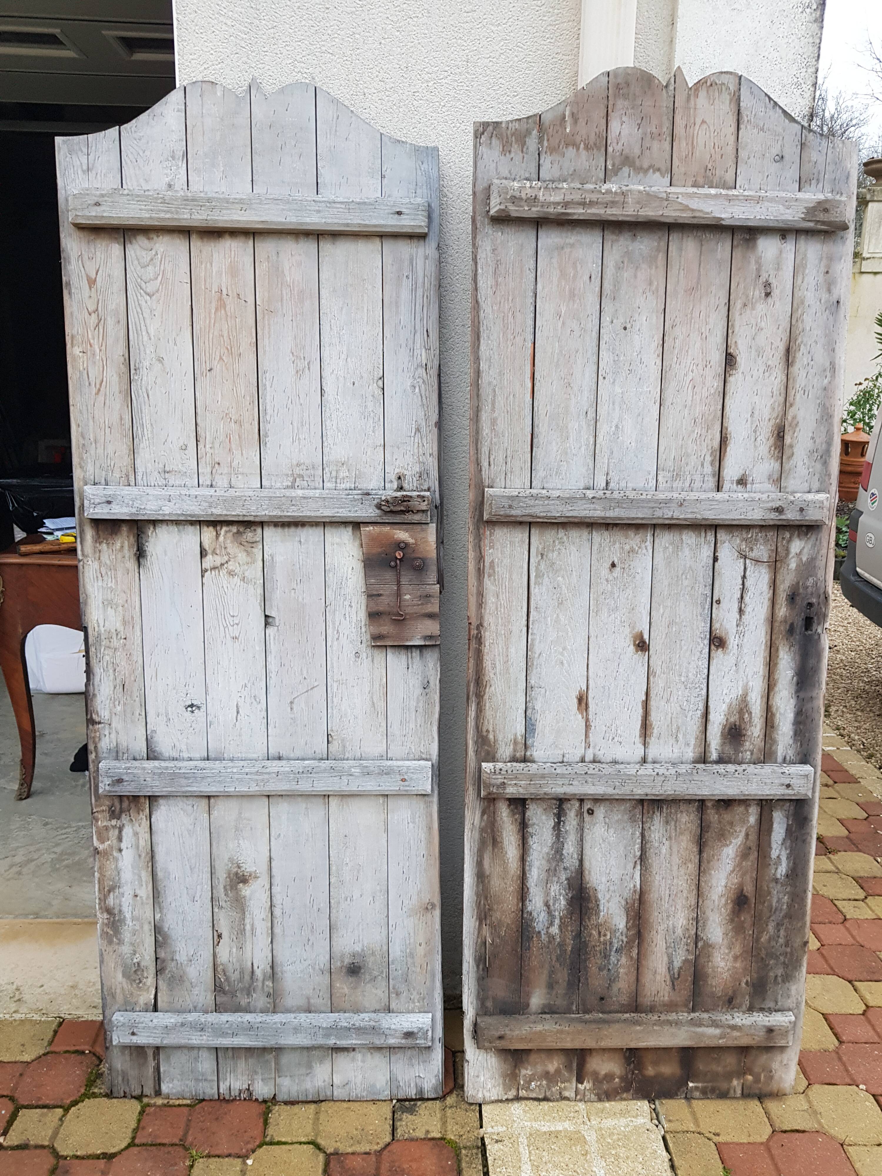 Set de 2 portes ancienne