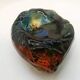 1950s large ashtray completely hand-blown and handcrafted in Murano glass, made in Italy - 18 cm