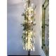 Monumental Rectangular Strip Listelli Murano Glass Chandelier by Simoeng