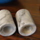 Salt and pepper shaker in Carrara marble