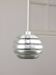 Vintage Italian Aluminum Beehive Pendant Lamp, 80s