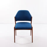 Vintage set of 4 dining table chairs designed by Hartmut Lohmeyer for Wilkhahn, 1970