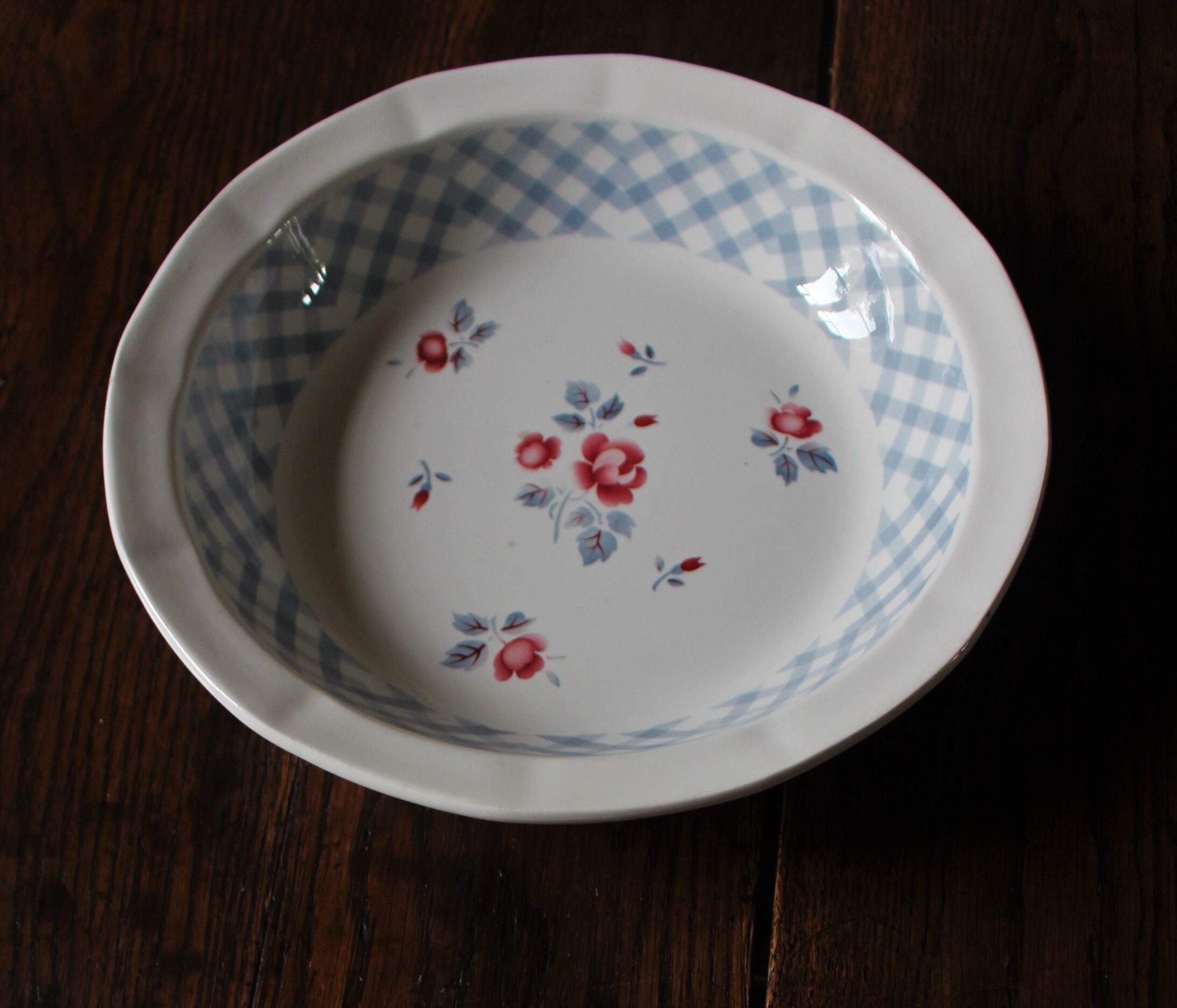 Hollow dish Bastia Digoin Sarreguemines Vichy 12 facets